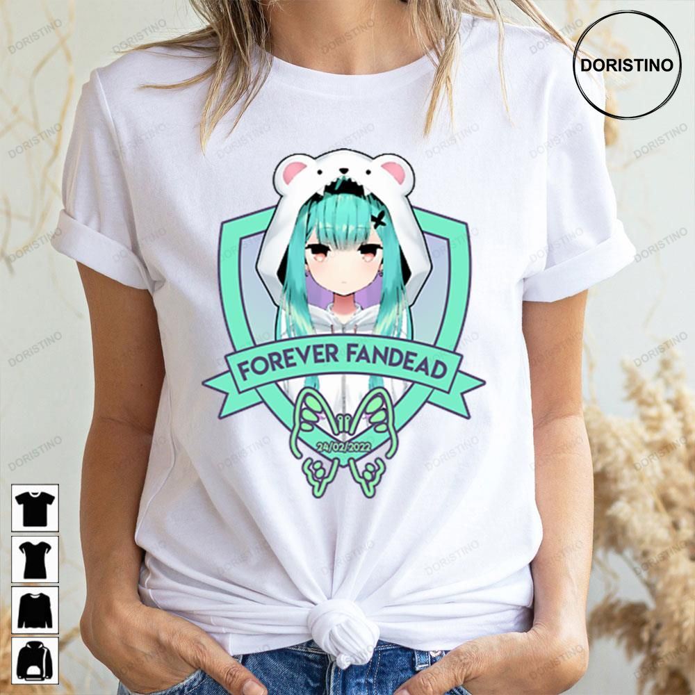 Forever Fandead Badge Hololive Rushia Fanbase Awesome Shirts