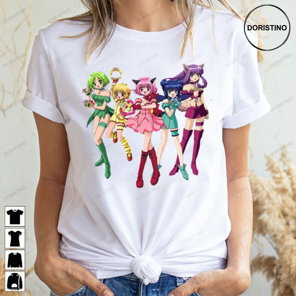 Girl Group Tokyo Mew Mew Awesome Shirts