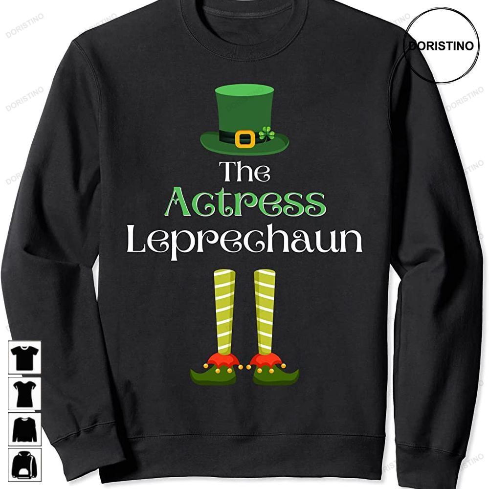 Actress Leprechaun Matching Family Group St Patricks Day Trending Style