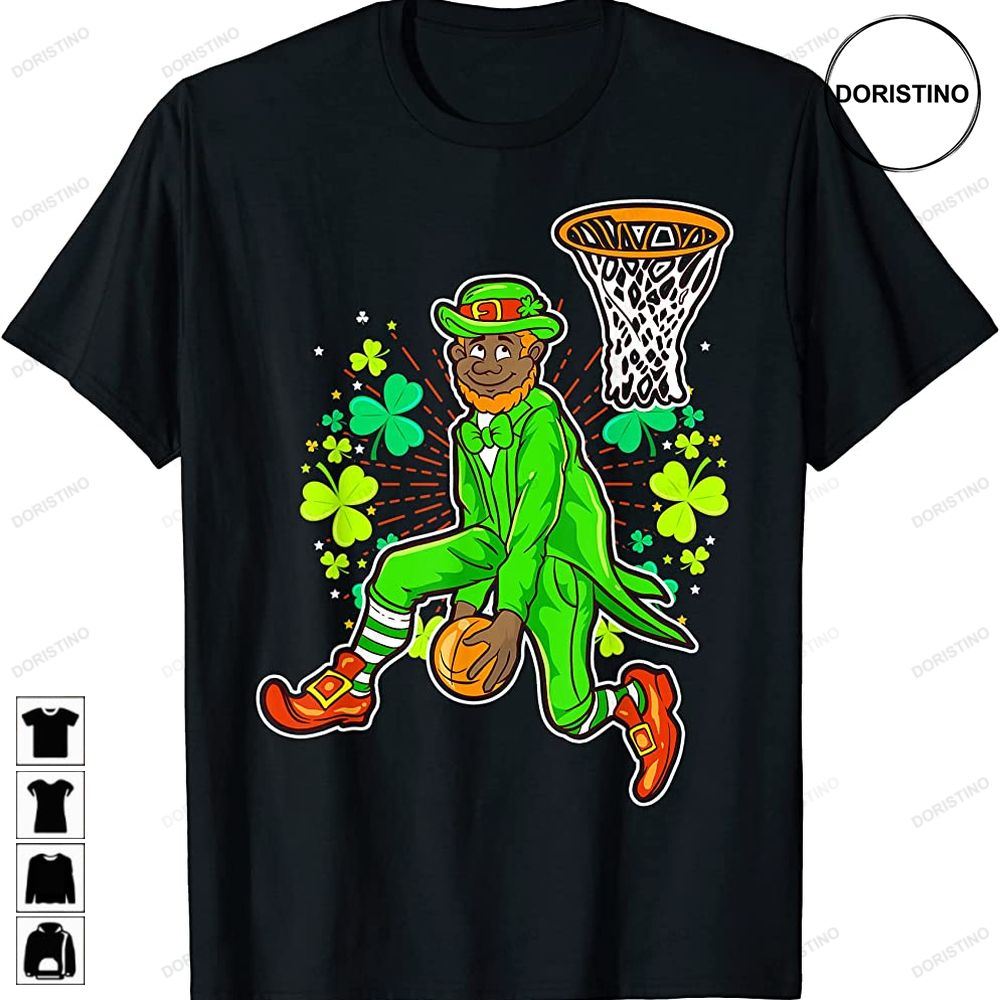 African American Black Leprechaun Basketball St Patricks Day Limited Edition T-shirts