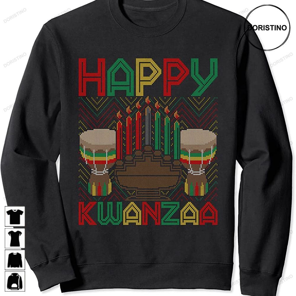 African American Holiday Pride Happy Kwanzaa Ugly Trending Style