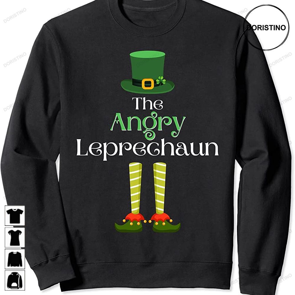 Angry Leprechaun Matching Family Group St Patricks Day Awesome Shirts