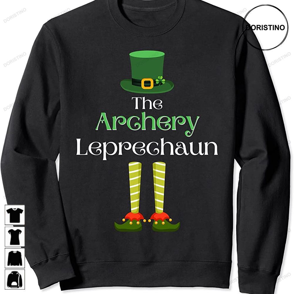 Archery Leprechaun Matching Family Group St Patricks Day Awesome Shirts