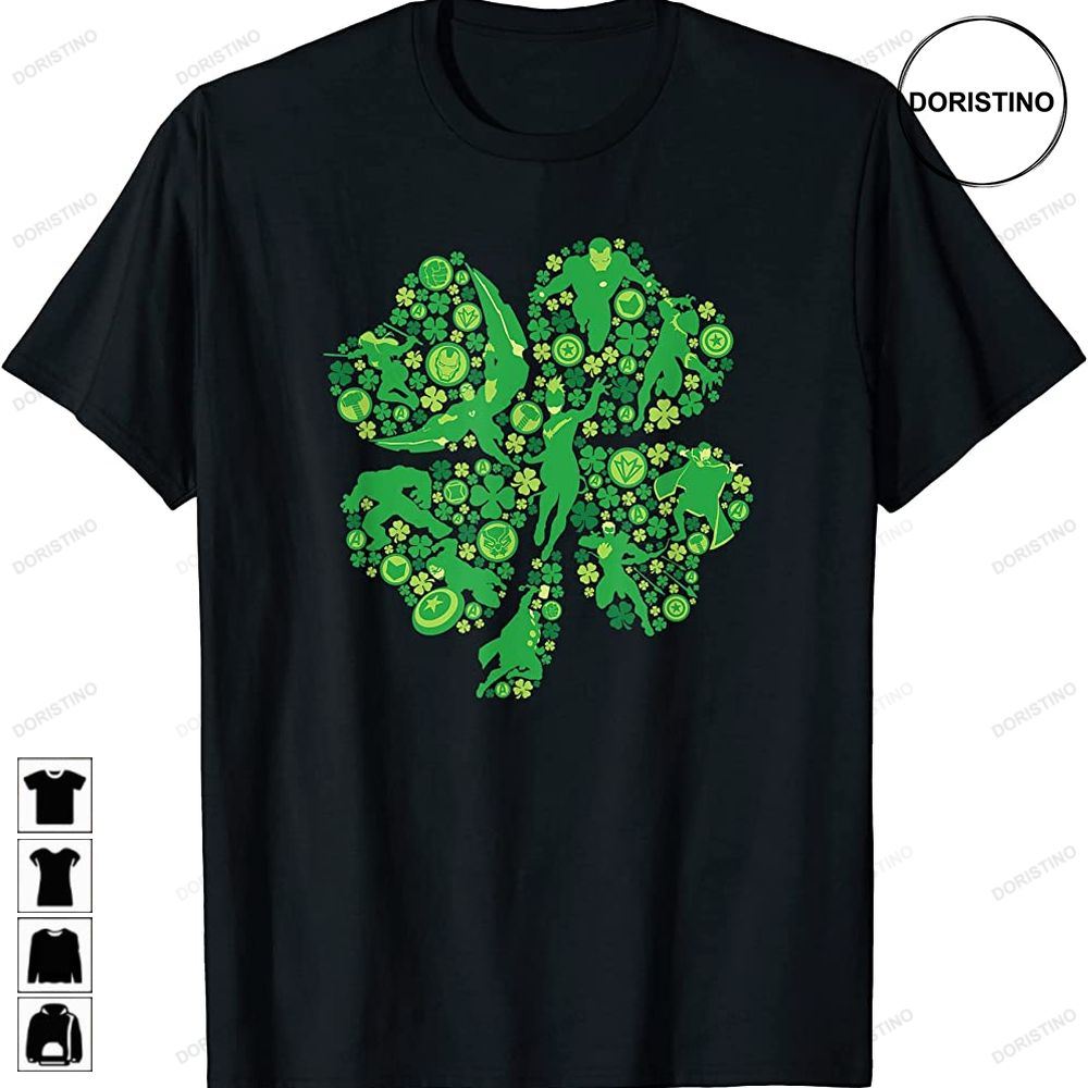 Avengers Lucky Shamrock St Patricks Day Trending Style