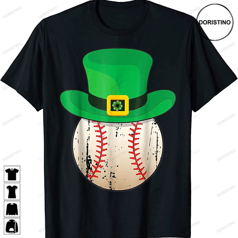 Baseball St Patricks Day Ball Leprechaun Catcher Awesome Shirts
