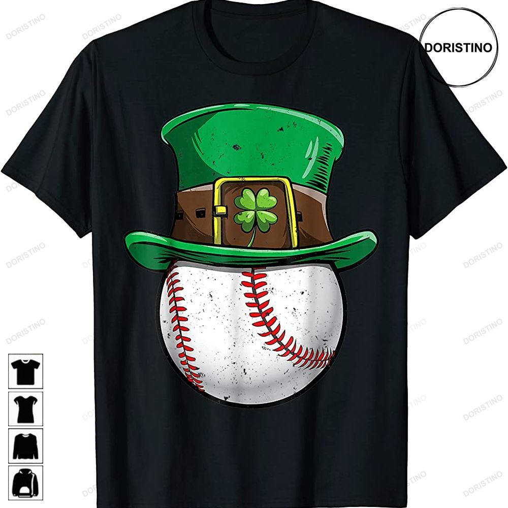 Baseball St Patricks Day Boys Men Ball Leprechaun Catcher Trending Style