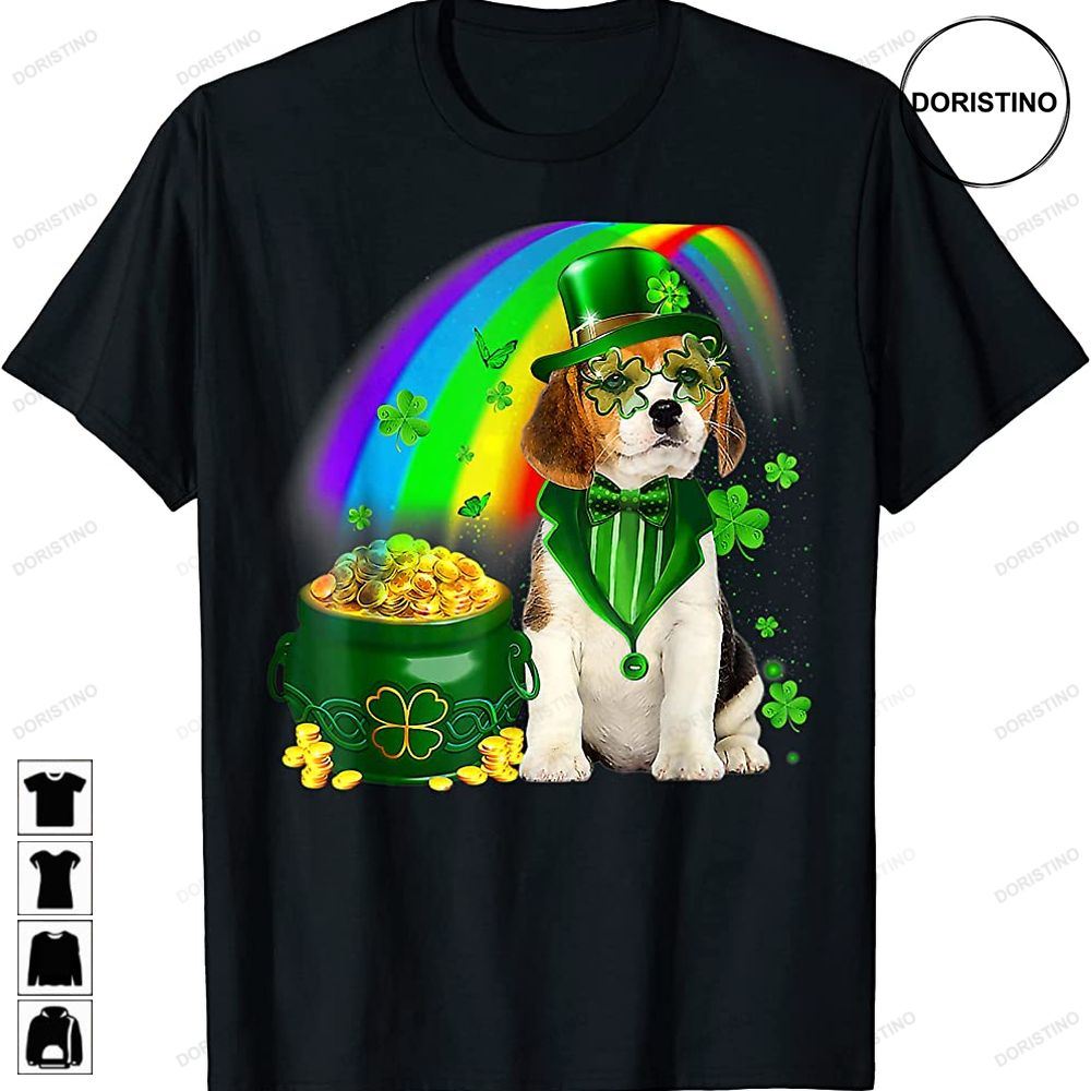 Beagle Dog Irish Leprechaun Saint St Patrick Day Awesome Shirts