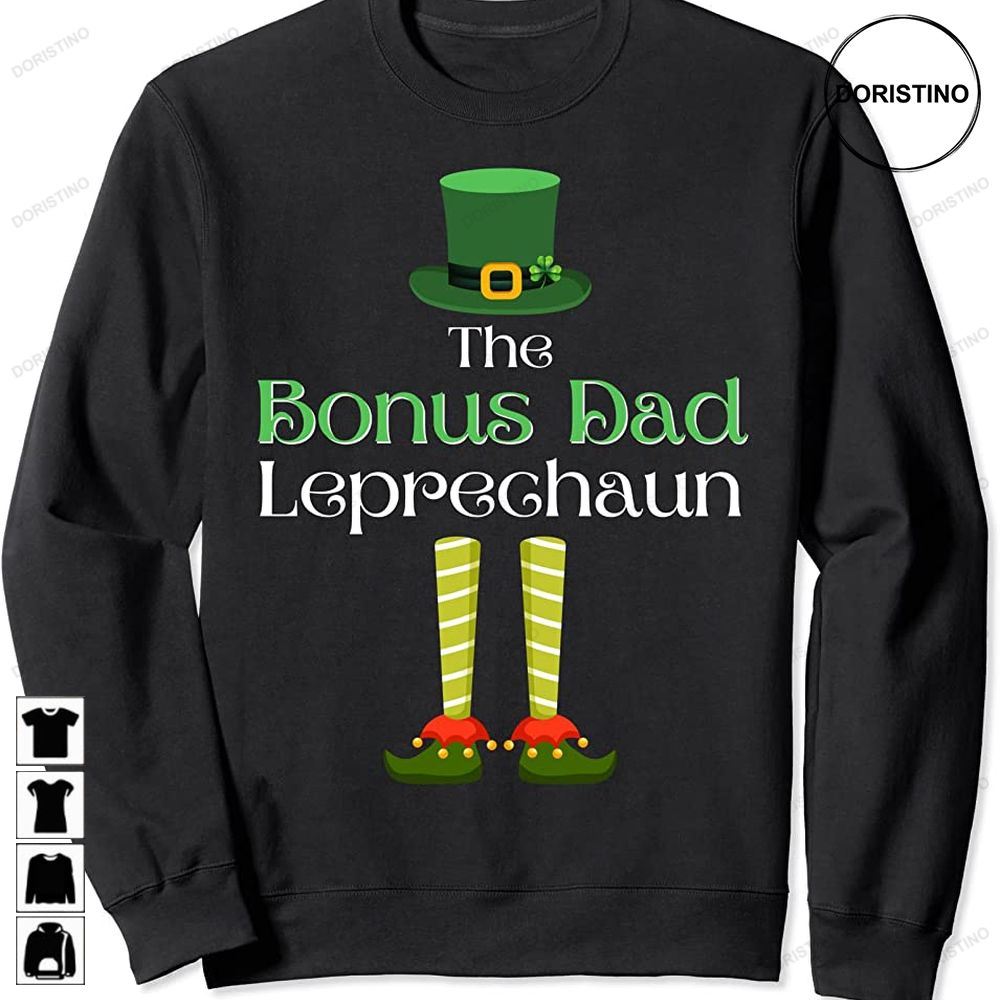 Bonus Dad Leprechaun Matching Family Group St Patricks Day Awesome Shirts