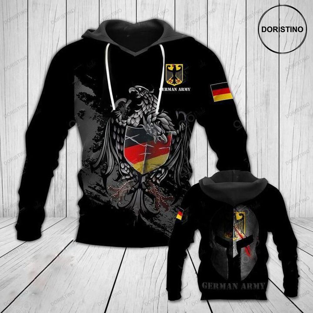 Germany Army Eagle Premium Camo Awesome 3D Hoodie
