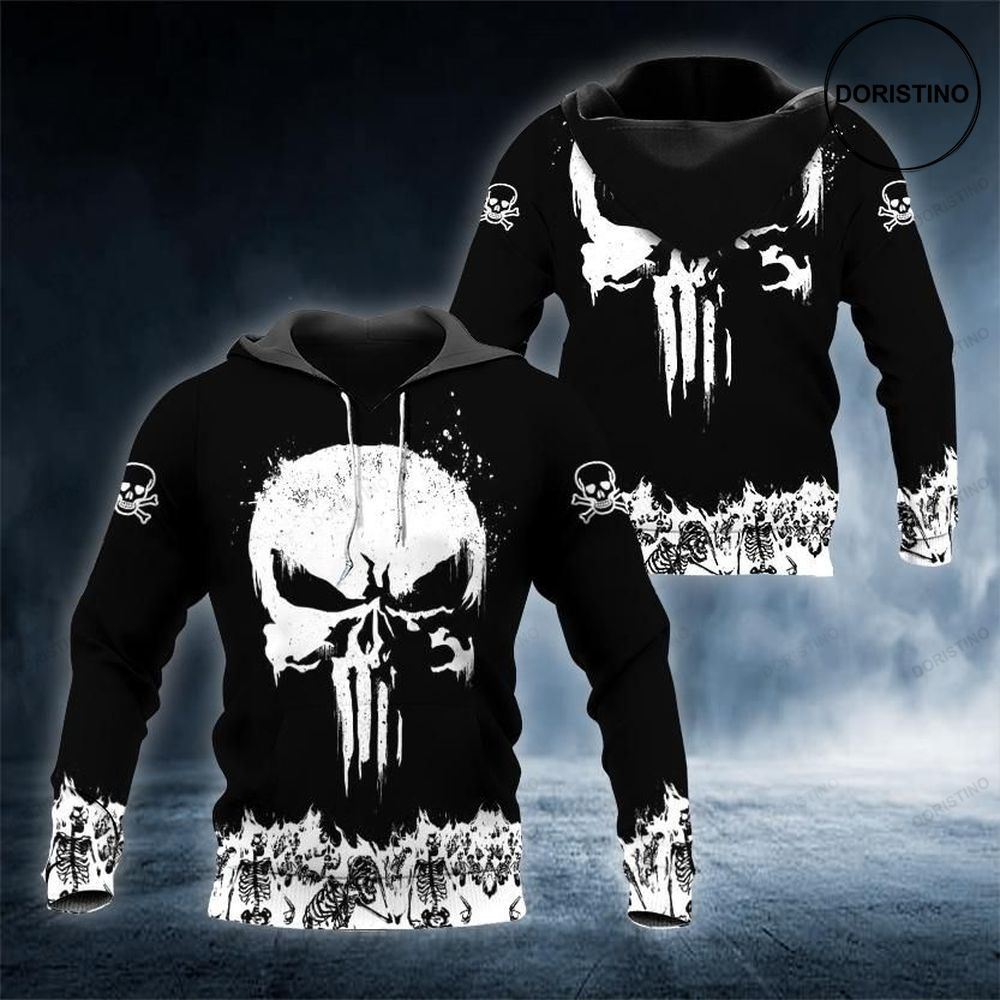 Ghost Head Skull Limited Edition 3d Hoodie
