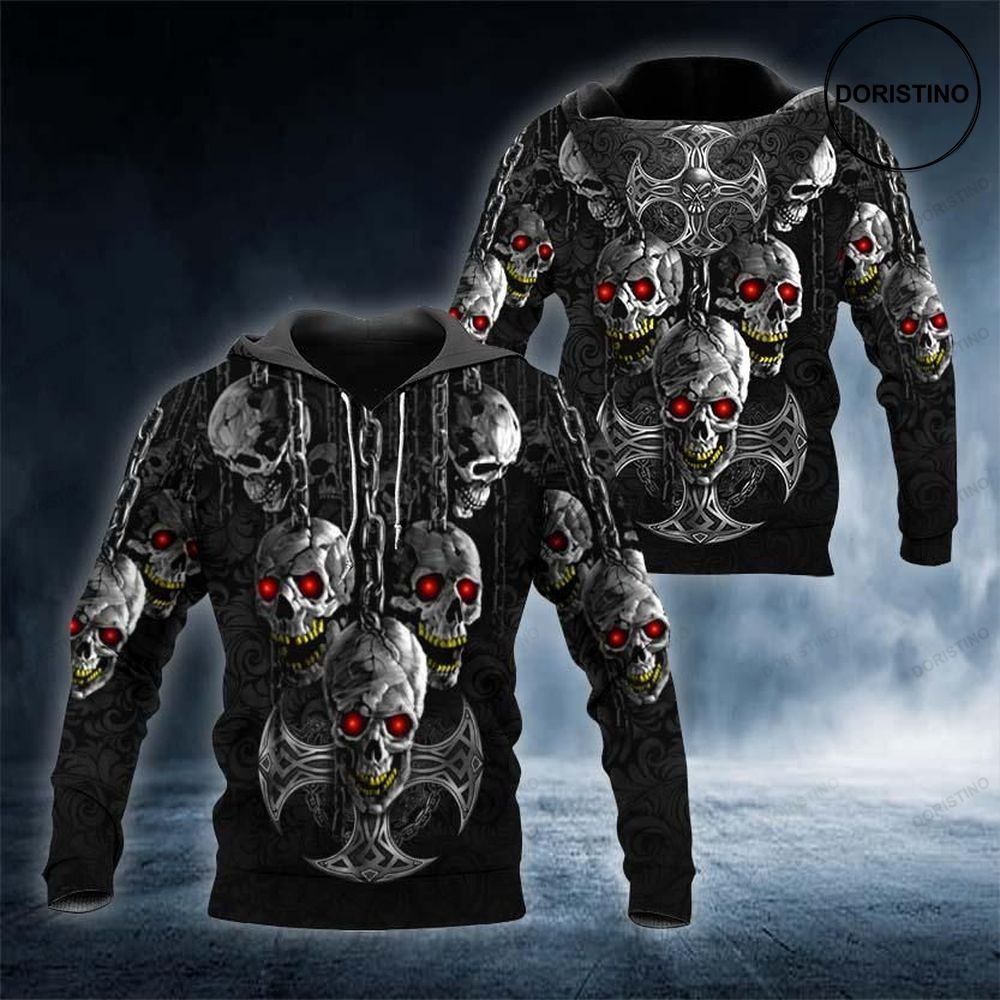 Ghost Skull Awesome 3D Hoodie