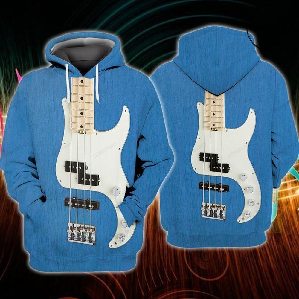Guitar Bass Limited Edition 3d Hoodie