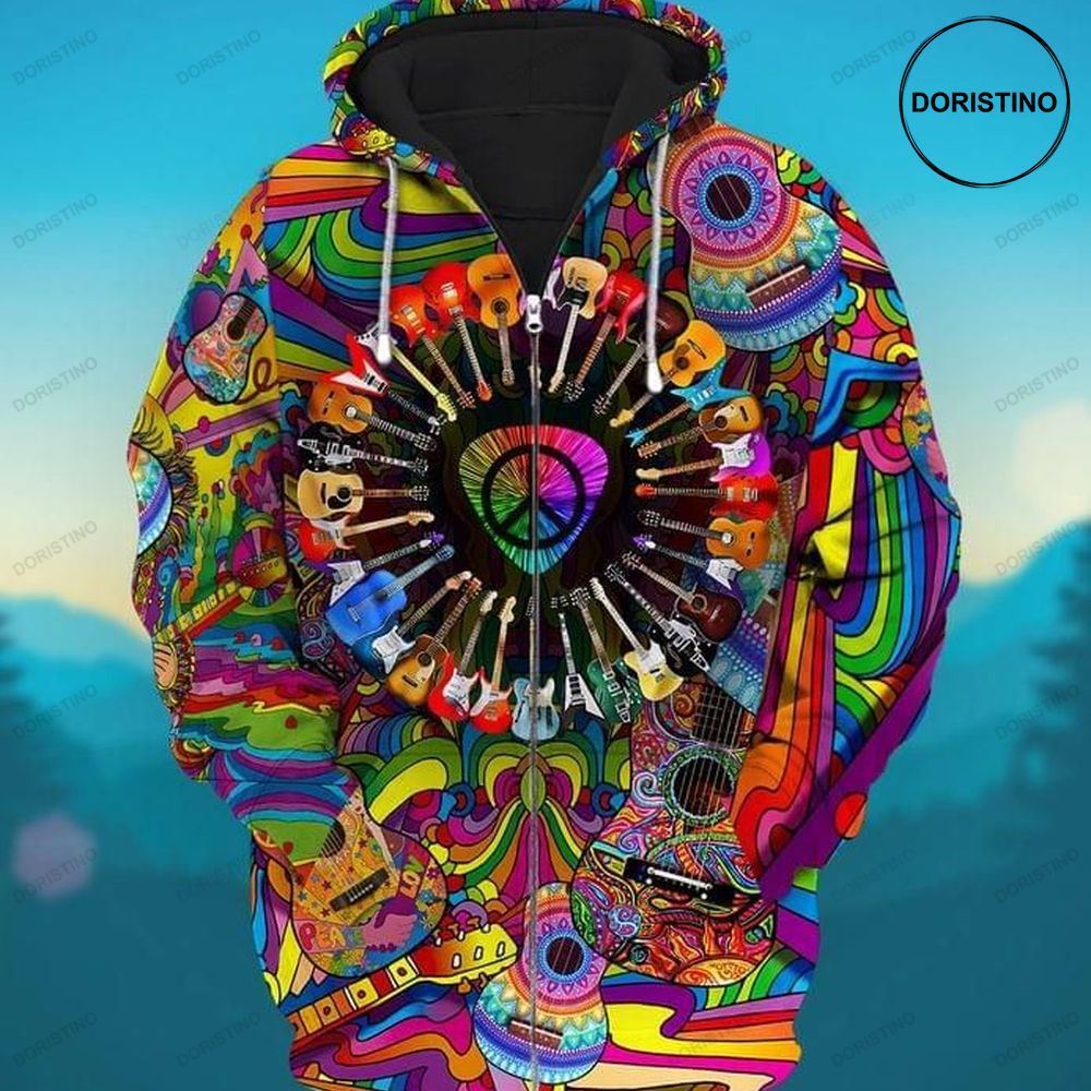 Guitar Colorful Limited Edition 3d Hoodie