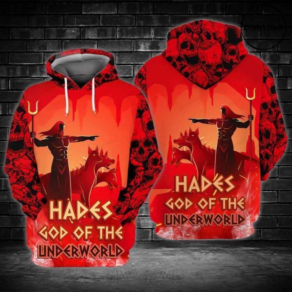 Hades God Of The Underworld Awesome 3D Hoodie