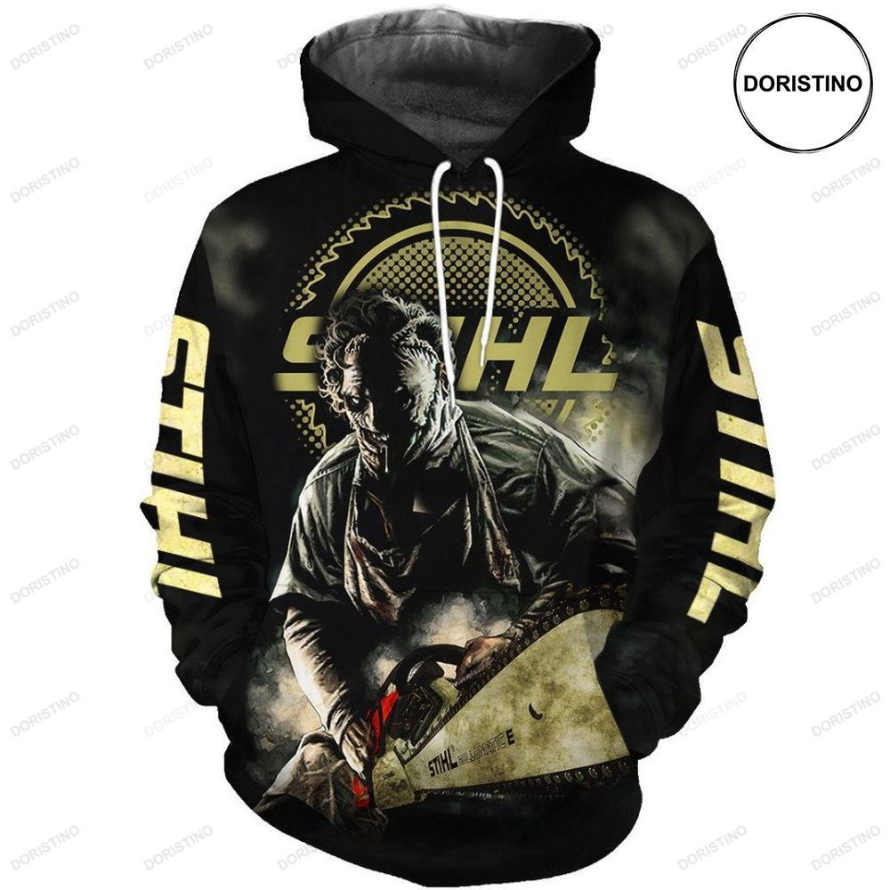 Halloween Chainsaw Stihl All Over Print Hoodie
