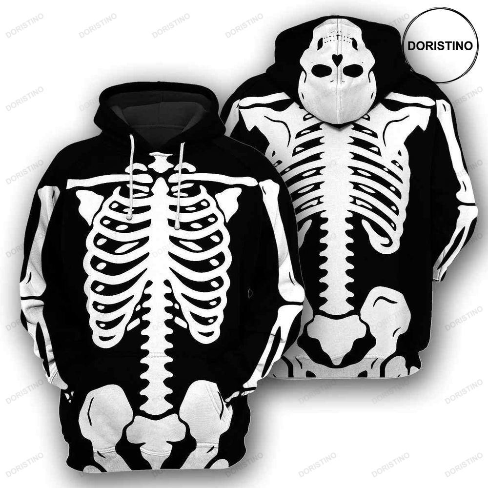 Halloween Skeleton Costume Limited Edition 3d Hoodie