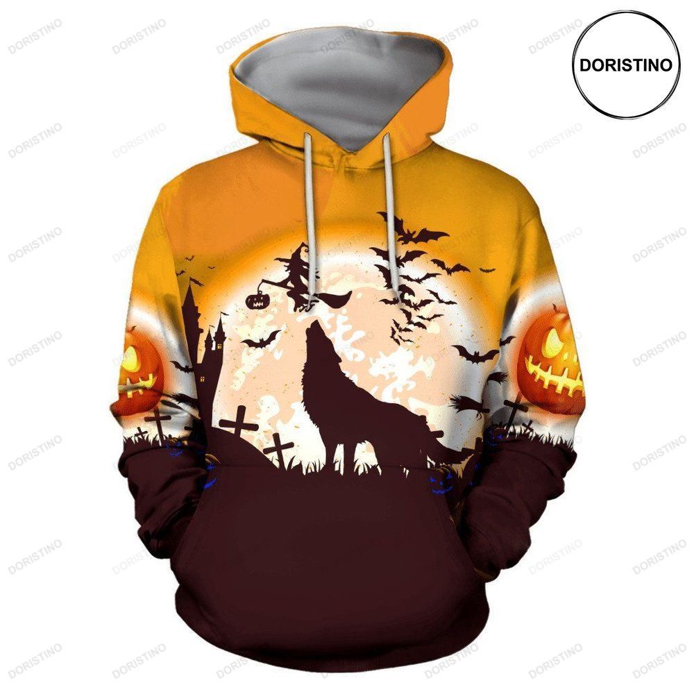 Halloween Wolf Limited Edition 3d Hoodie