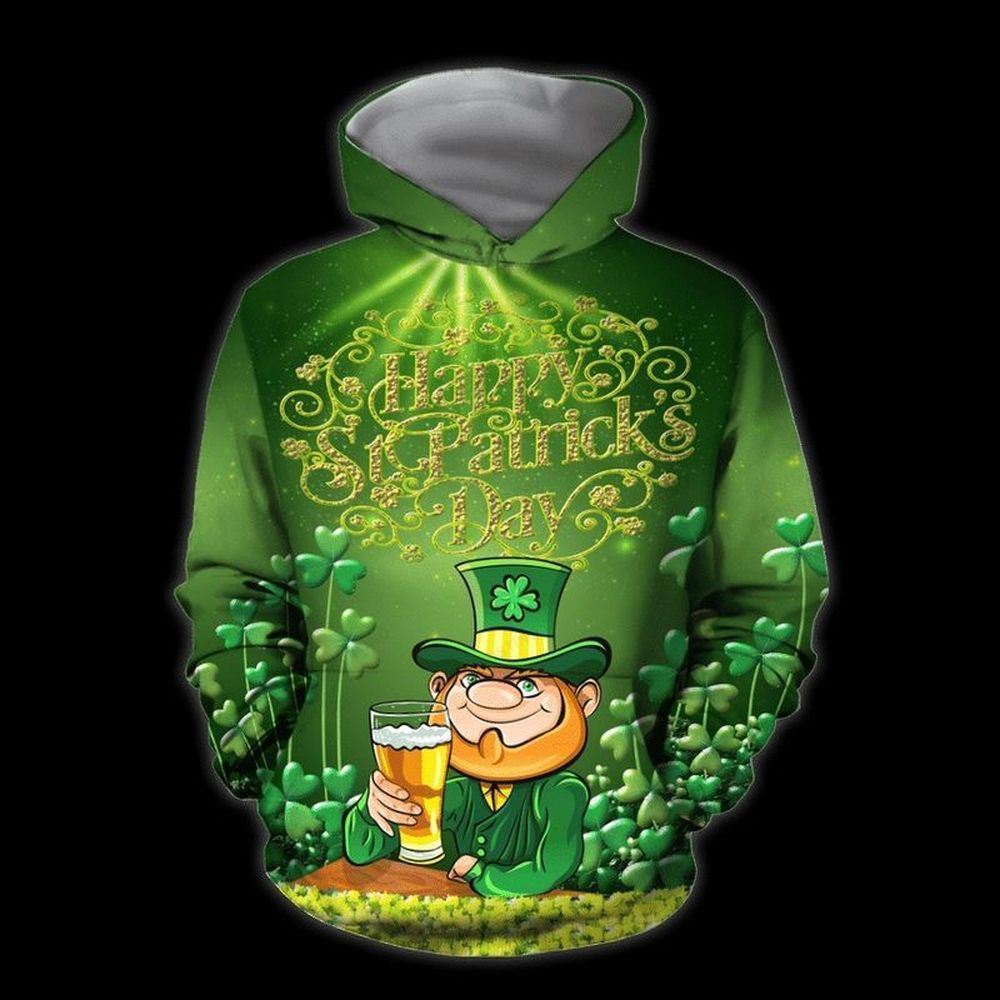 Happy St Patricks Day Irish Limited Edition 3d Hoodie