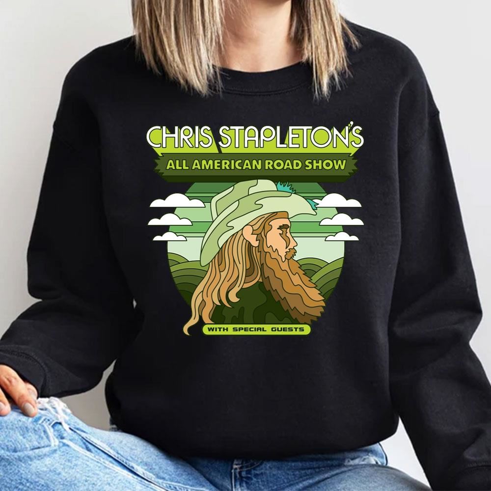 2023 Tour All American Road Show Chris Stapleton Trending Style