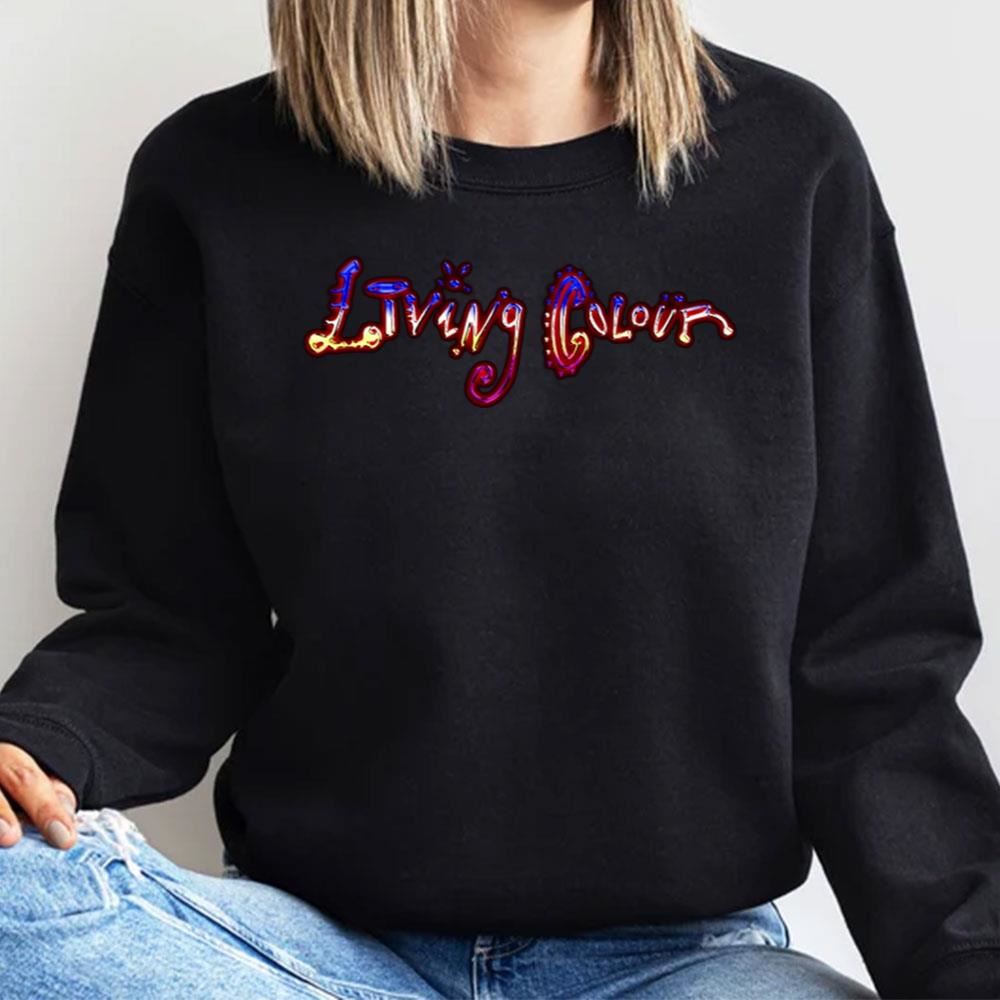 Band Rock Logo Music Graphic Living Colour Trending Style