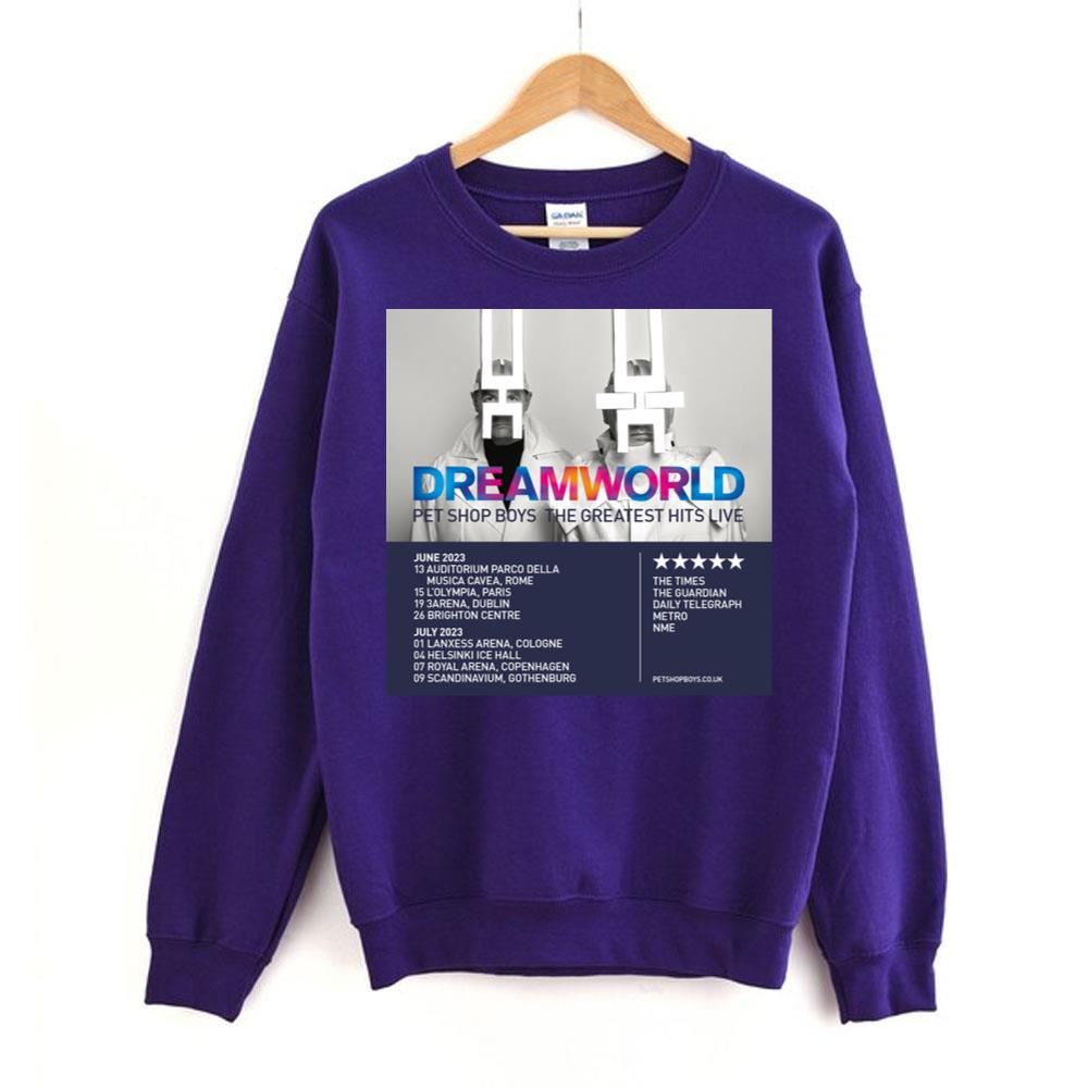 Pet shop Boys Dreamworld signatures shirt, hoodie, sweater and