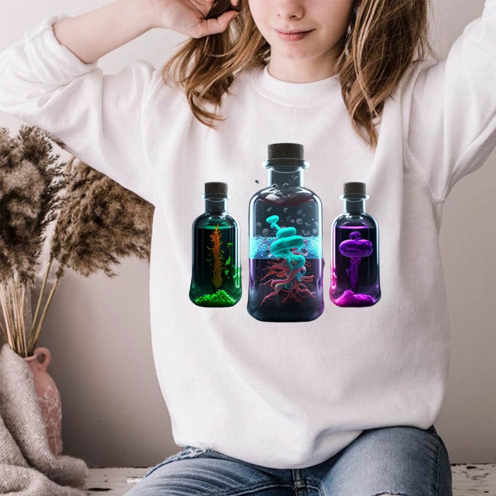 Realistic Colorful Ghost Bacteria Awesome Shirts