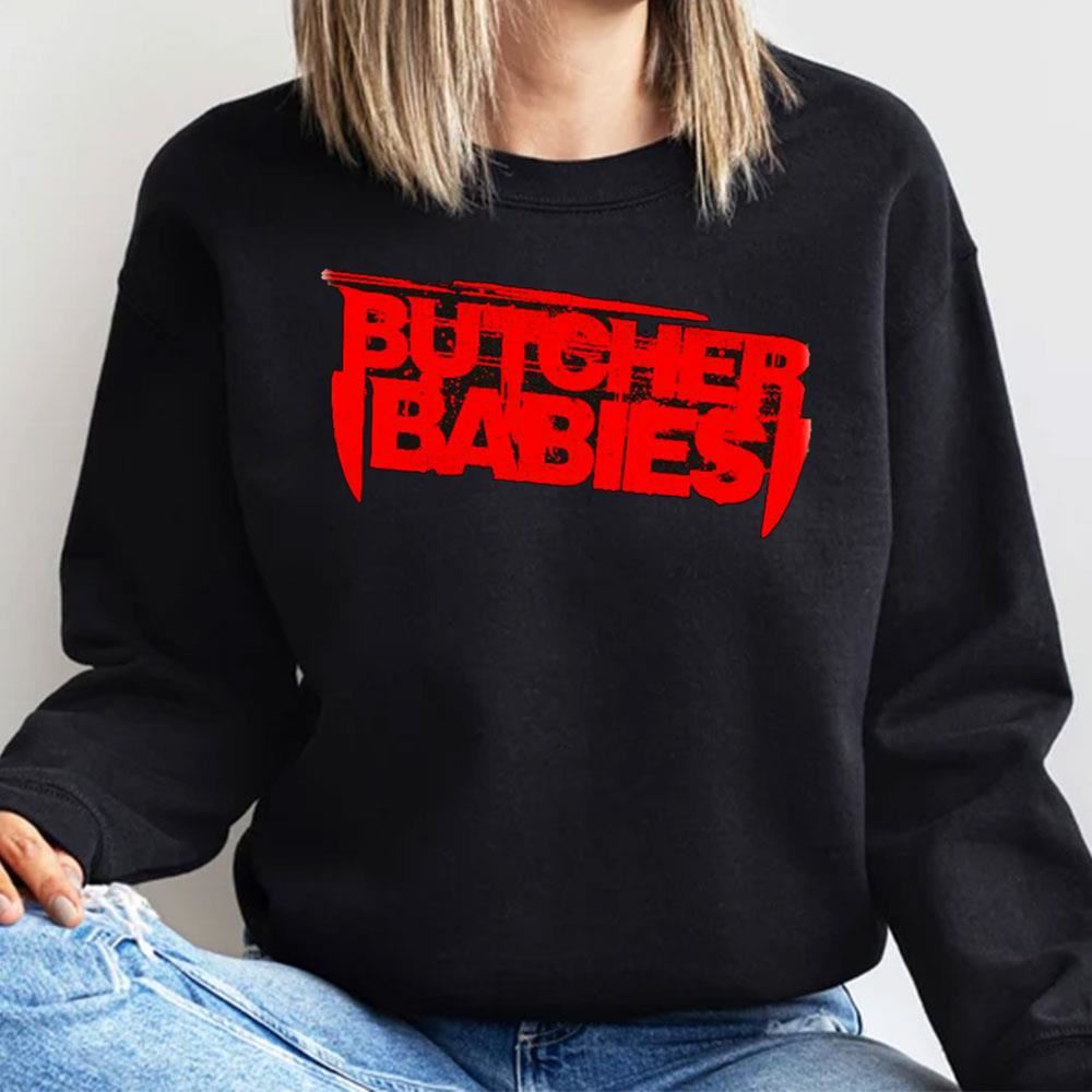 Red Logo Butcher Babies Limited Edition T-shirts