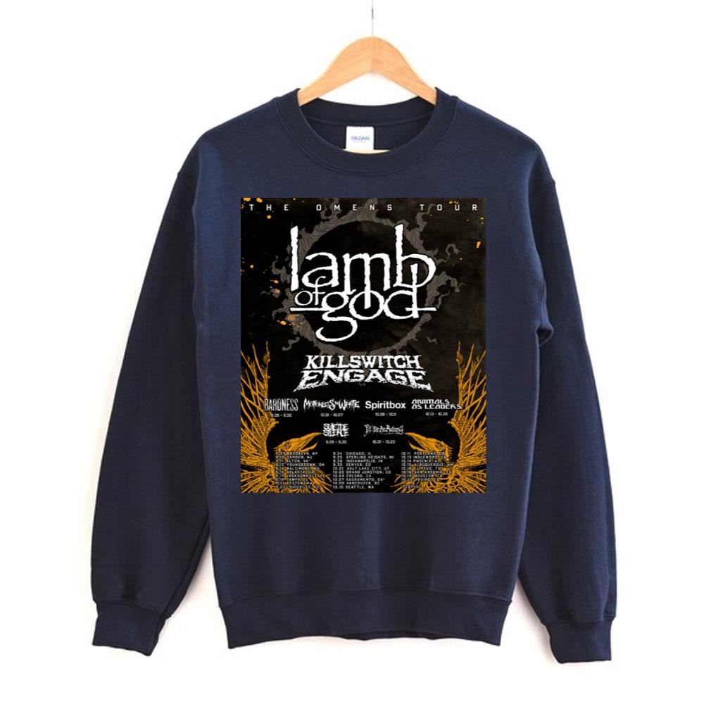 The Omens Tour Lamb Of God Killswitch Engage Tour Dates Awesome Shirts