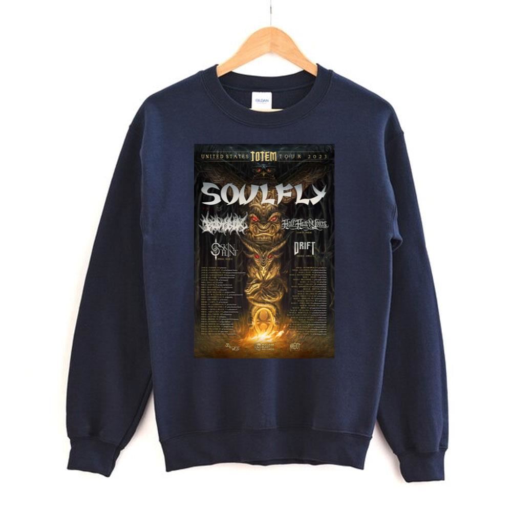 United States Tour 2023 Soulfly Totem Us Dates Awesome Shirts