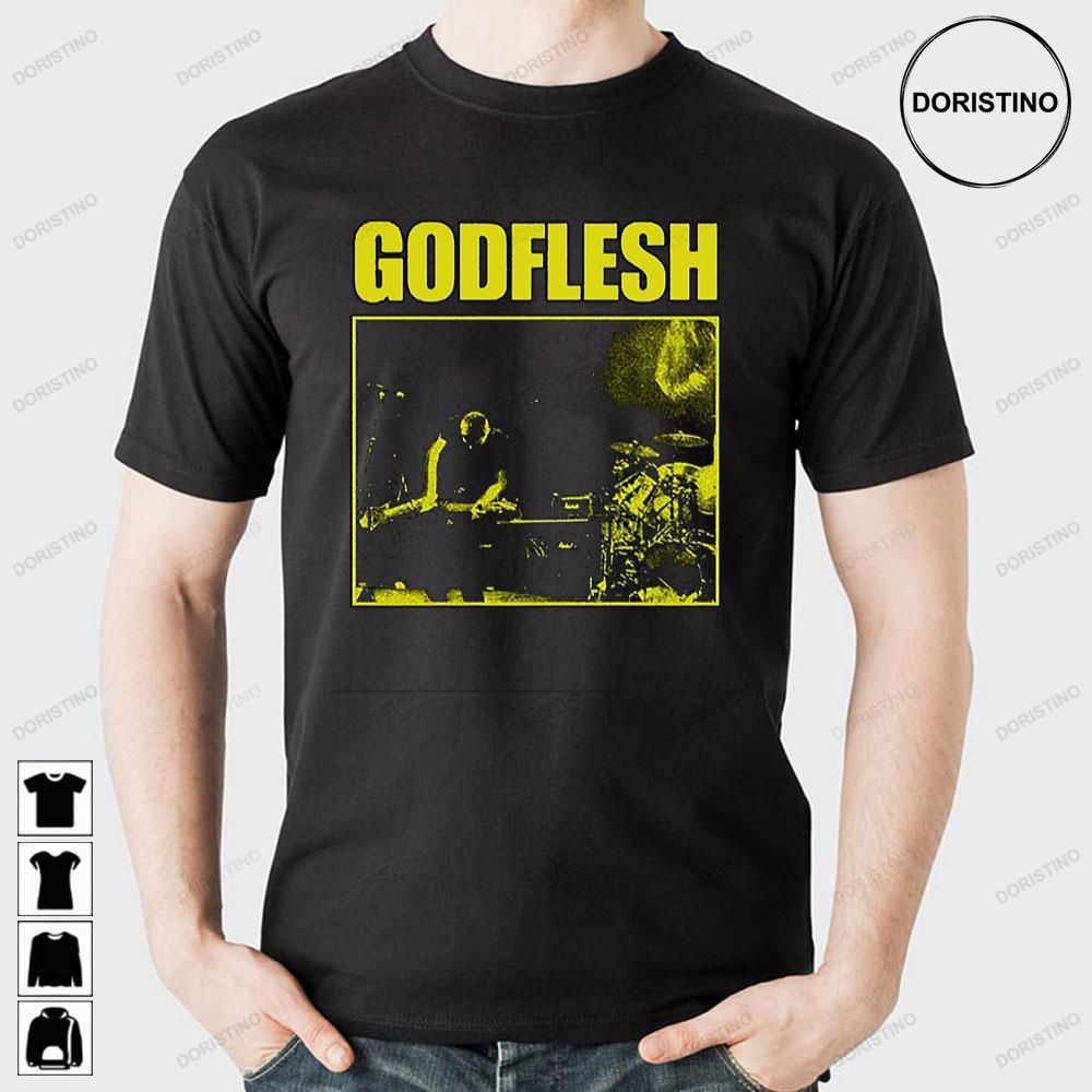 Yellow Godflesh Limited Edition T-shirts