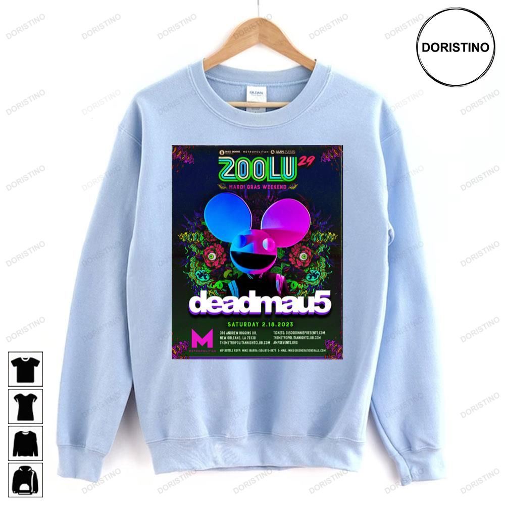 Zoolu 29 Mardi Gras Weekend Deadmau5 Limited Edition T-shirts