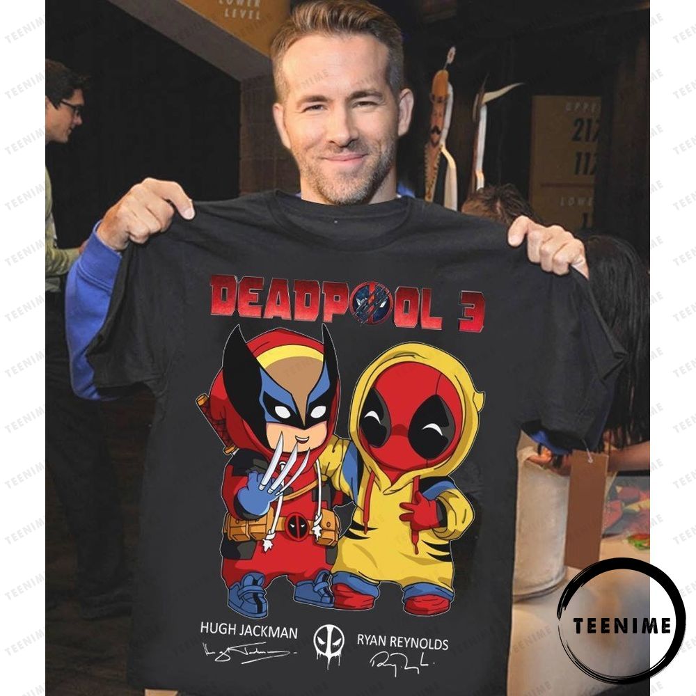 Deadpool 3 Marvel Studios Signature Teenime Awesome T-shirt