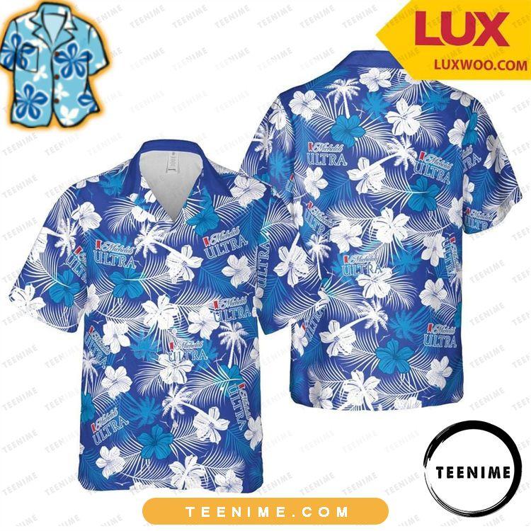 Michelob Ultra Beer Best Combo 3d Teenime Limited Edition Hawaiian Shirt