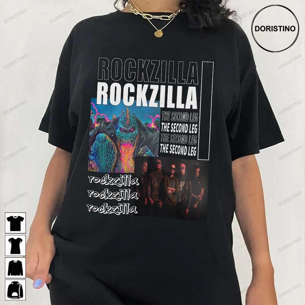 2023 Rockzilla North American Tour Rockzilla The Second Leg Tour 2023 Music Concert World Tour 2023 Gift Unisex Limited Edition T-shirts