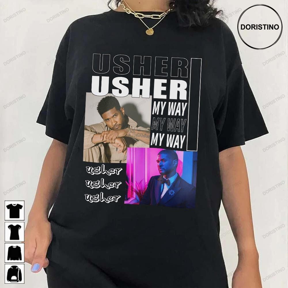 2023 Usher North American Tour Usher My Way Tour 2023 Music Concert World Tour 2023 Gift Unisex Trending Style