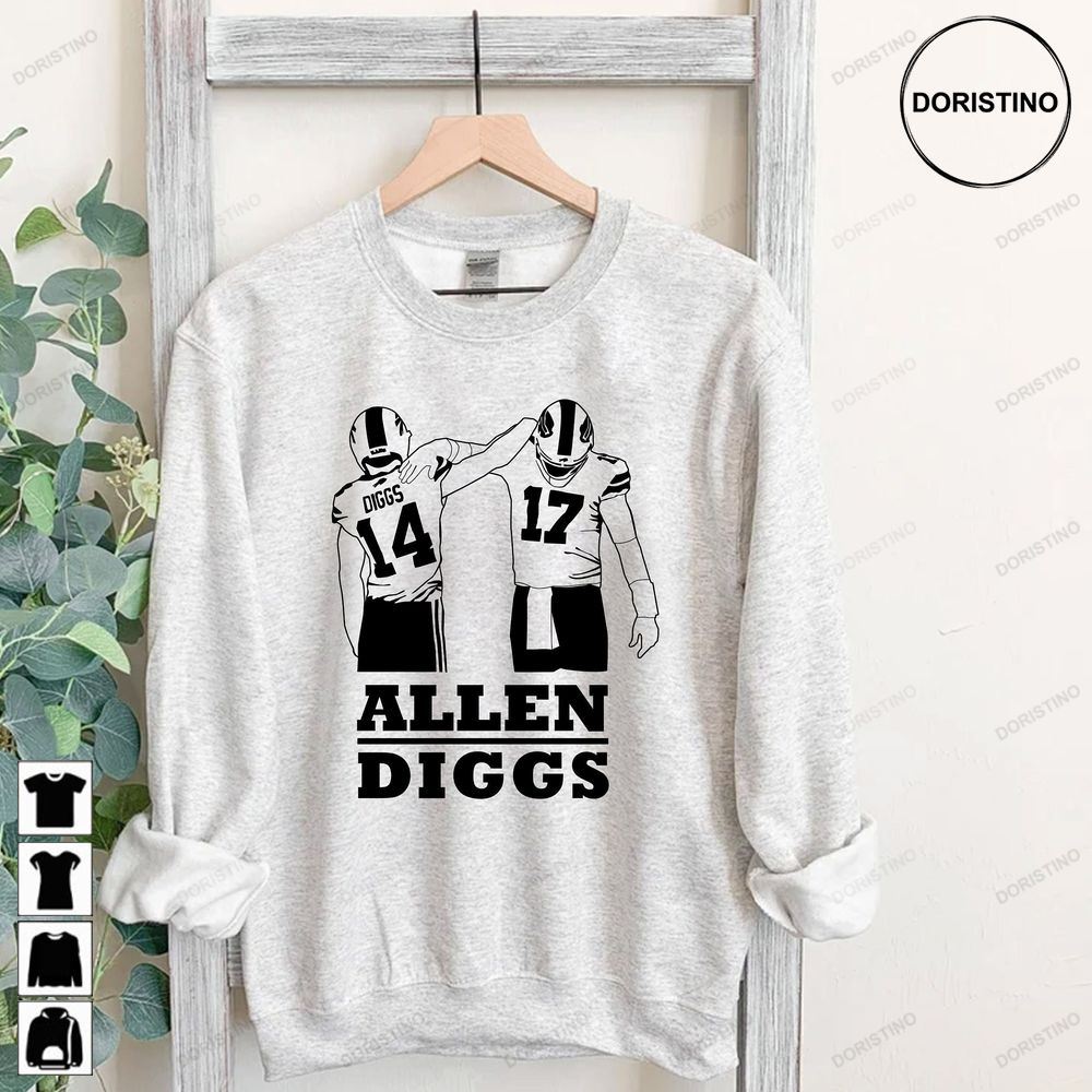 Allen Diggs Allen Diggs Crewneck Allen Diggs Unisex Game Day Gameday Football Limited Edition T-shirts