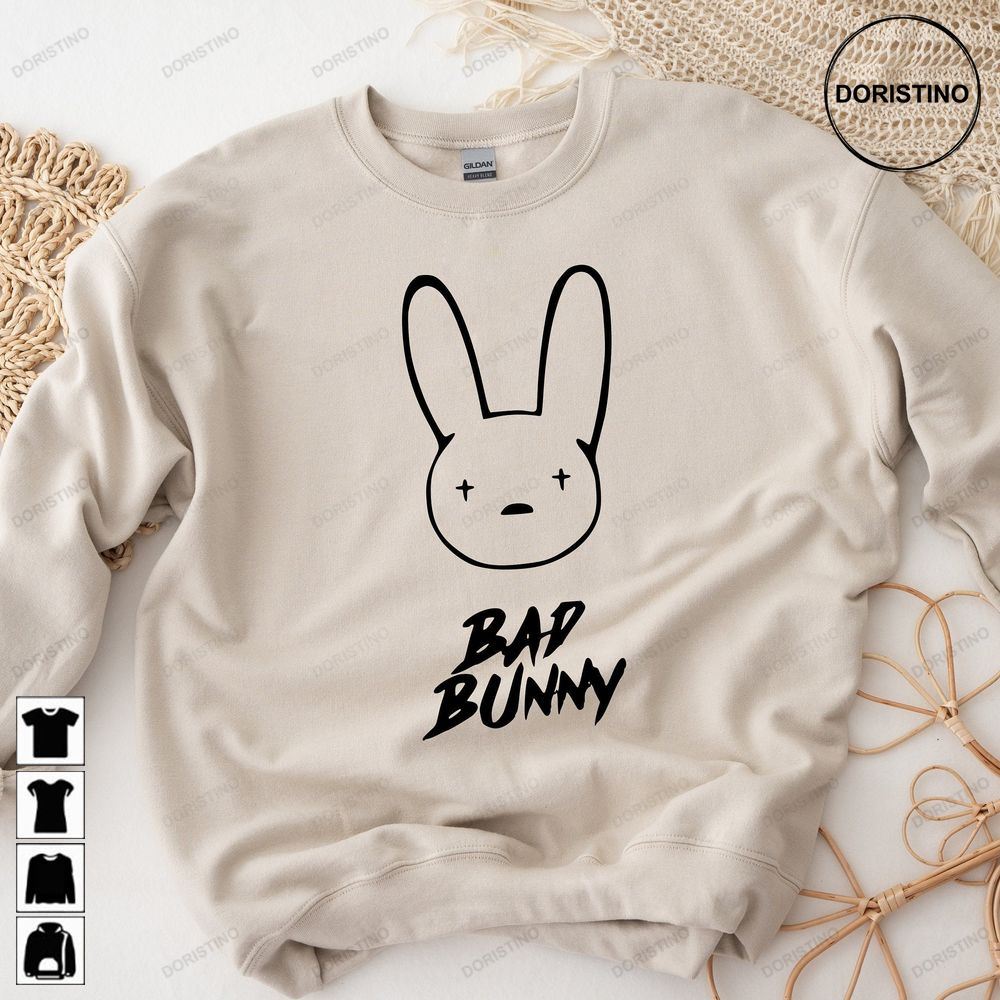 Bad Bunny Bad Bunny Bad Bunny Bad Bunny Vintage Bad Bunny Concert Limited Edition T-shirts