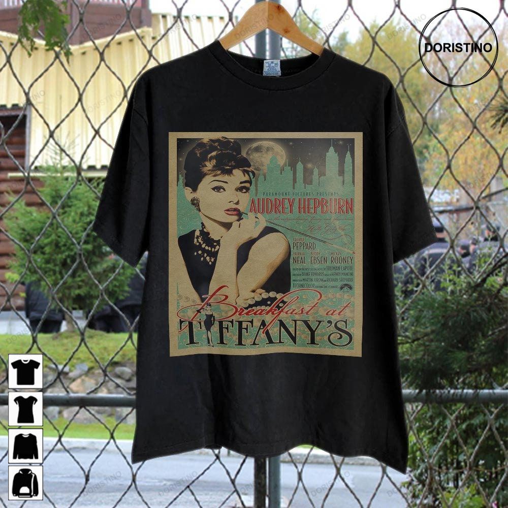 Band Vintage Audrey Hepburn Music Rock Concert Vintage90s Retro Concert Music Vintage Limited Edition T-shirts