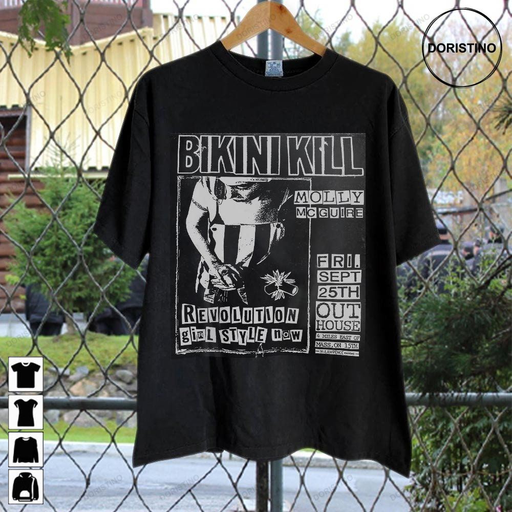 Band Vintage Bikini Kill Music Rock Concert Vintage90s Retro Concert Music Vintage Trending Style