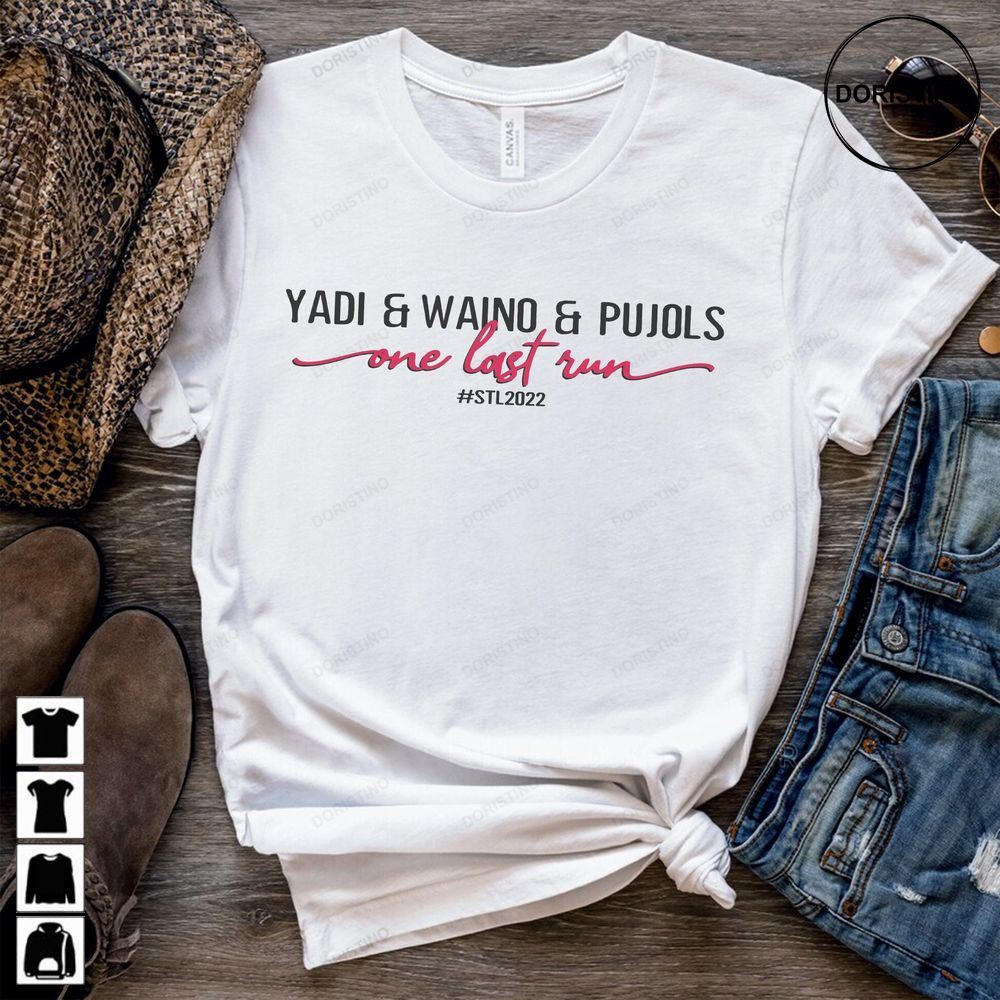 baseball shirt, commemorative legends pujols yadi waino unisex