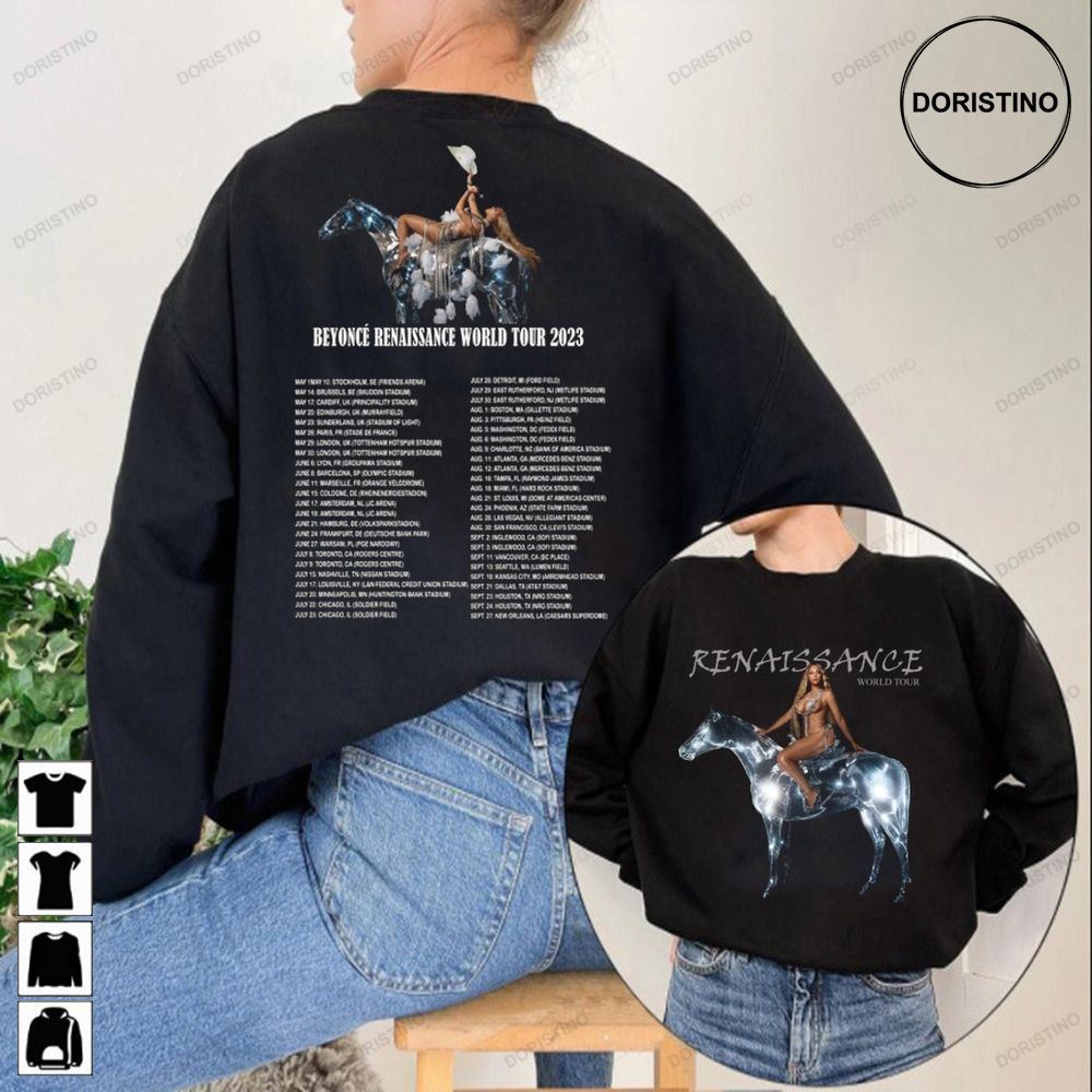 Beyoncé 2023 Tour Beyonce Renaissance World Tour 2023 Signatures Be-yonce Concer Black History Awesome Shirts