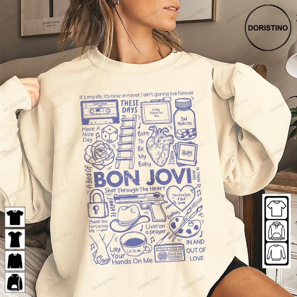 Bon Jovi Bon Jovi Album Bon Jovi Band Bon Jovi Music Tour Nov Awesome Shirts