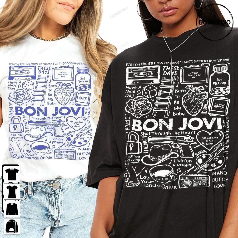 Bon Jovi Bon Jovi Album Bon Jovi Band Bon Jovi Vintage Feb Unisex Gifts Trending Style