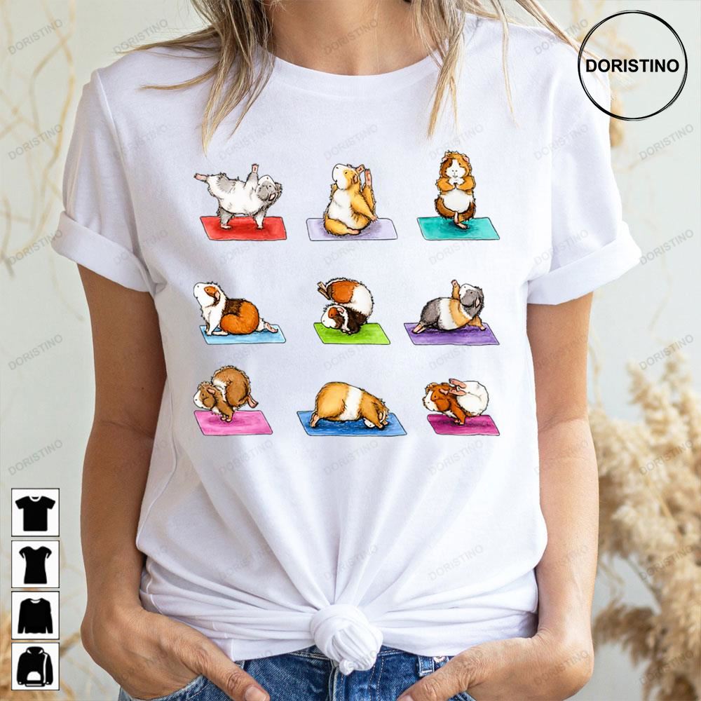Guinea Pig Yoga Position Workout Limited Edition T-shirts