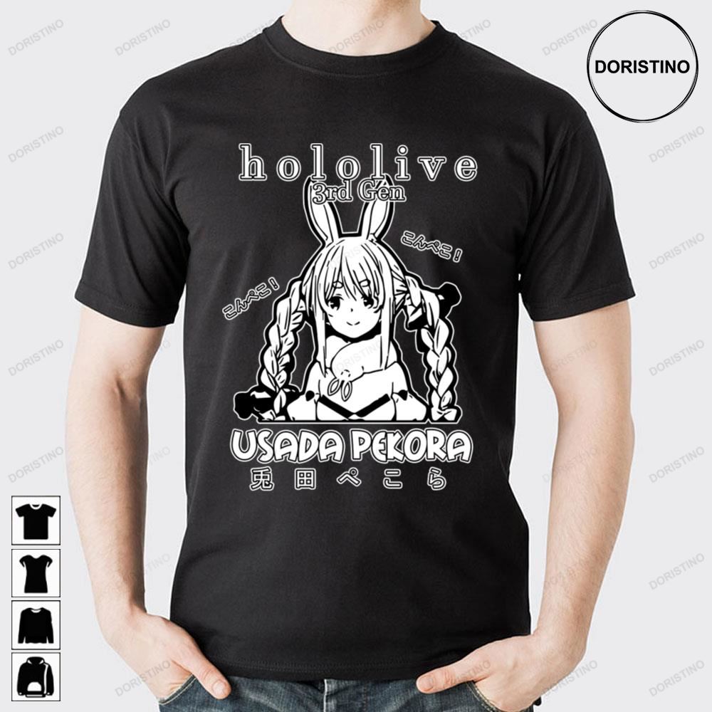 Hololive 3rd Gen Used Pekora Limited Edition T-shirts