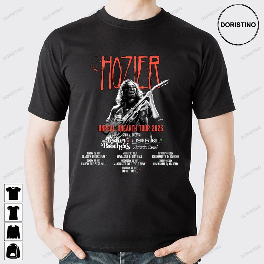 Hozier Unreal Unearth Tour 2023 Awesome Shirts