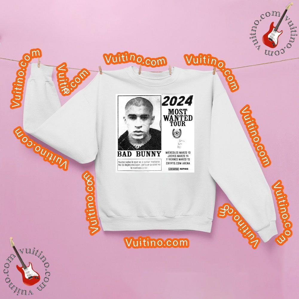 Bad Bunny Most Wanted Tour At Cryptocom Arena Los Angeles Merch