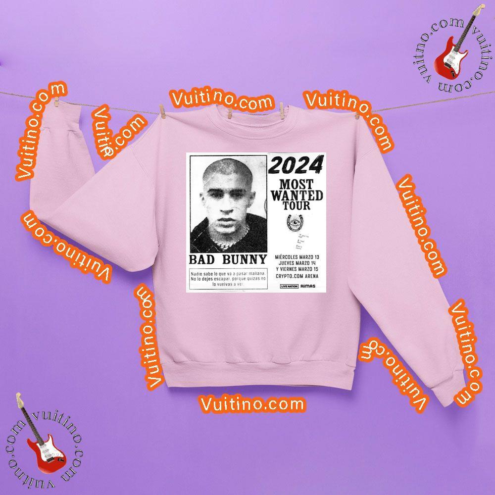 Bad Bunny Most Wanted Tour At Cryptocom Arena Los Angeles Merch