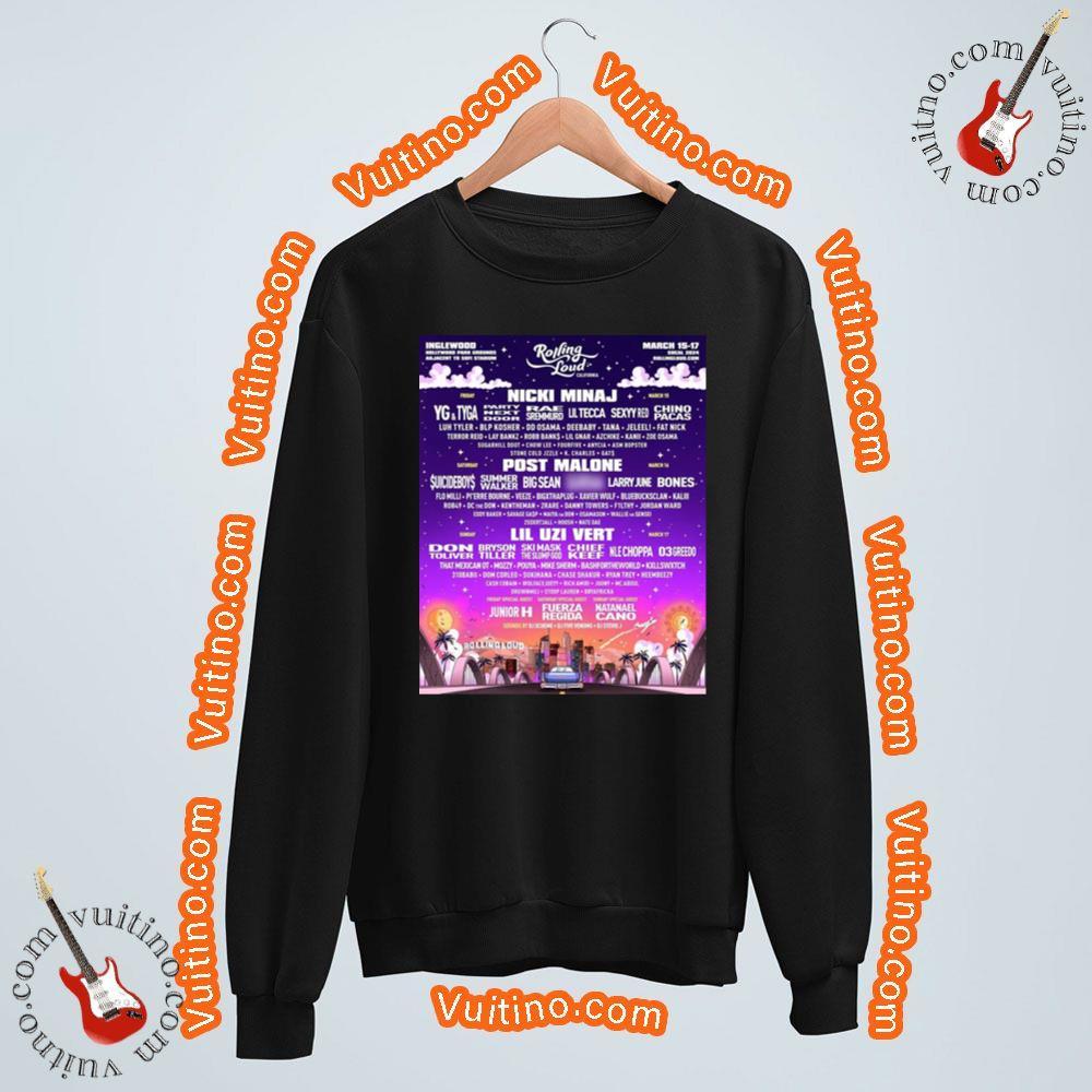 Rolling Loud California 2024 At Hollywood Park Grounds Inglewood Shirt
