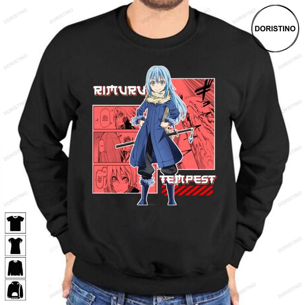 Rimuru Tempest Tensei Shitara Slime Datta Ken Anime Limited Edition T-shirts